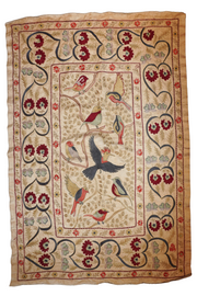 Silk Suzani Embroidery