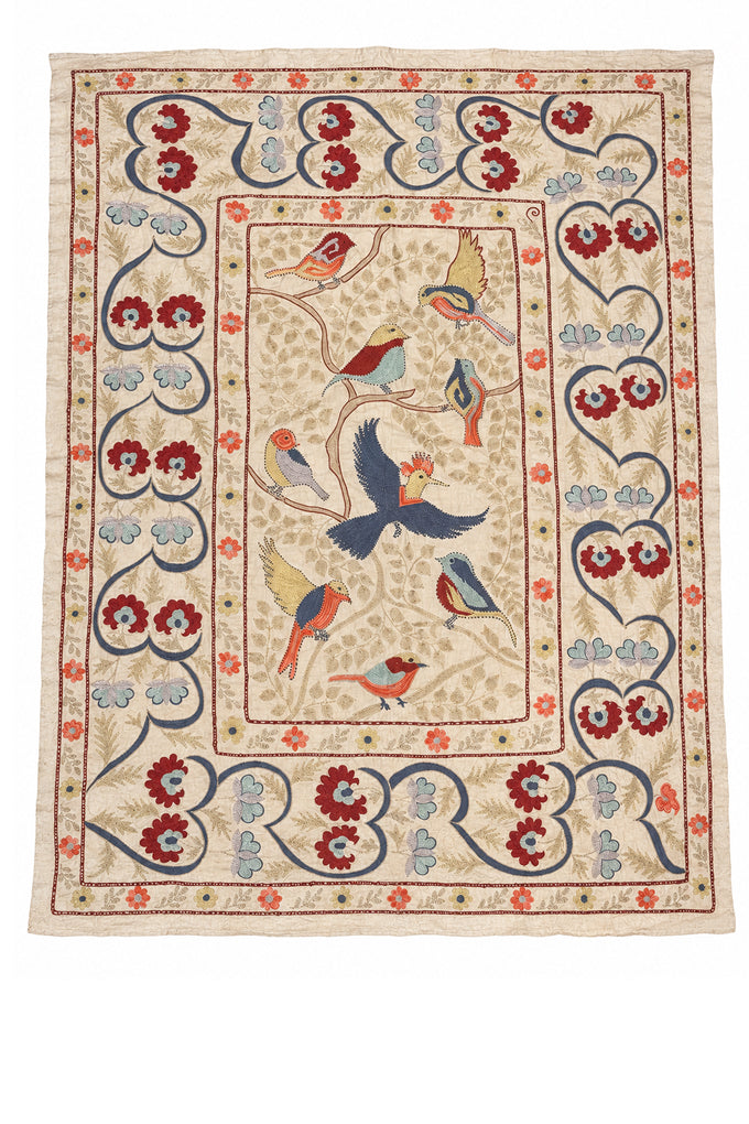 Silk Suzani Embroidery