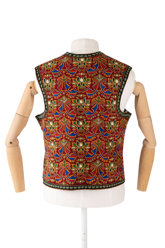 Shakhrisabz Cross Stitch Gilet