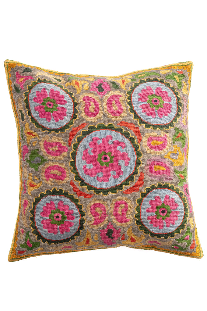 Shakhrisabz Cross-Stitch Pillow