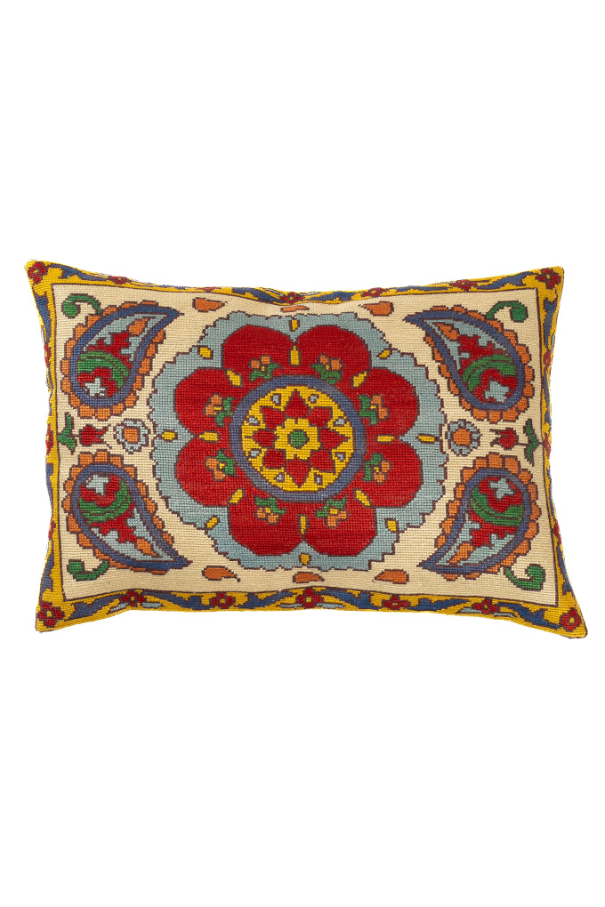 Shakhrisabz Cross-Stitch Pillow