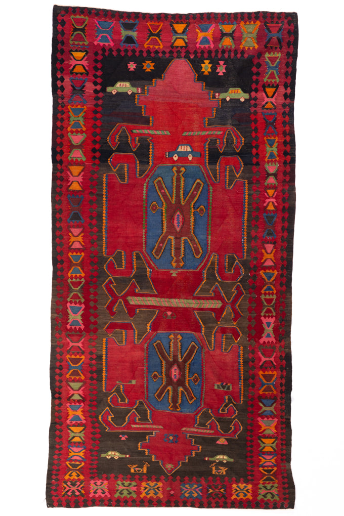 Antique Lada Qashqai Kilim