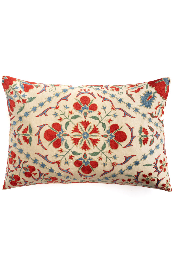 Suzani Embroidered Pillow