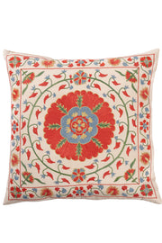 Suzani Embroidered Pillow