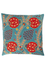 Suzani Embroidered Pillow