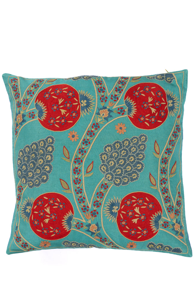 Suzani Embroidered Pillow