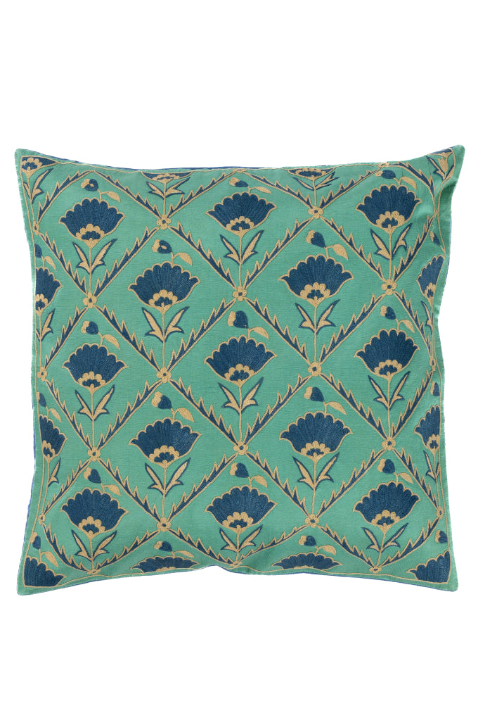 Suzani Embroidered Pillow