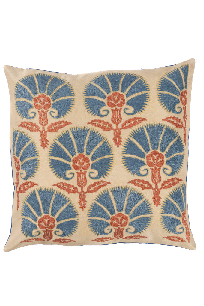 Suzani Embroidered Pillow