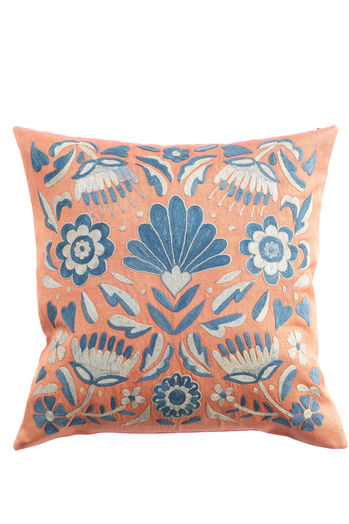 Suzani Embroidered Pillow