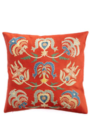 Suzani Embroidered Pillow
