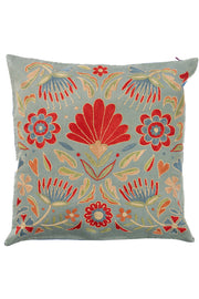 Suzani Embroidered Pillow