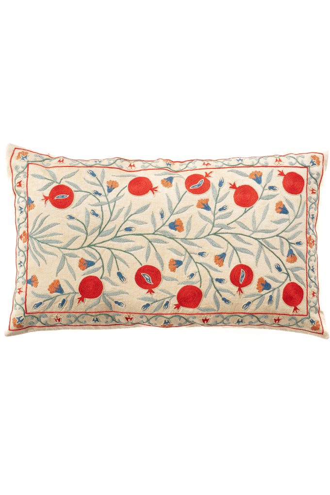 Suzani Embroidered Pillow