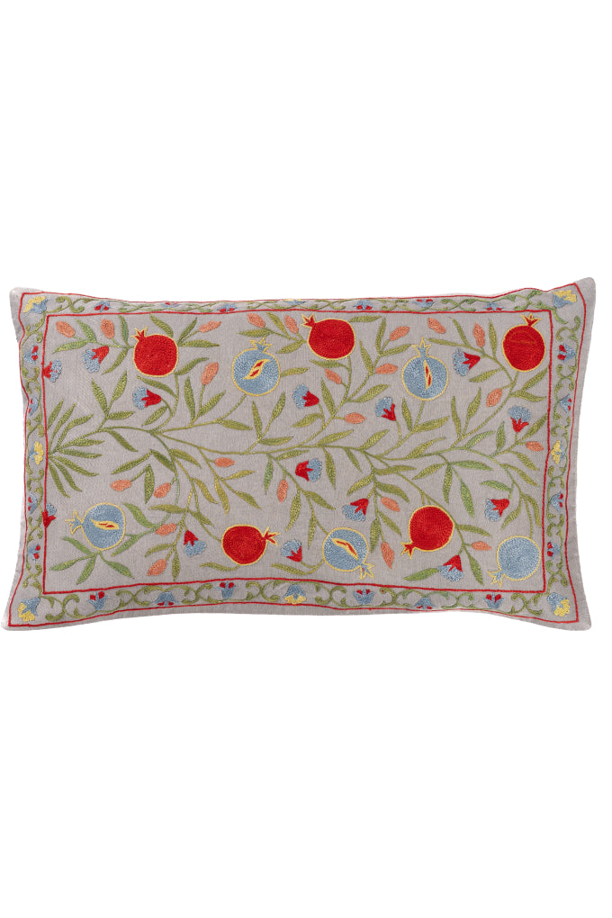 Suzani Embroidered Pillow
