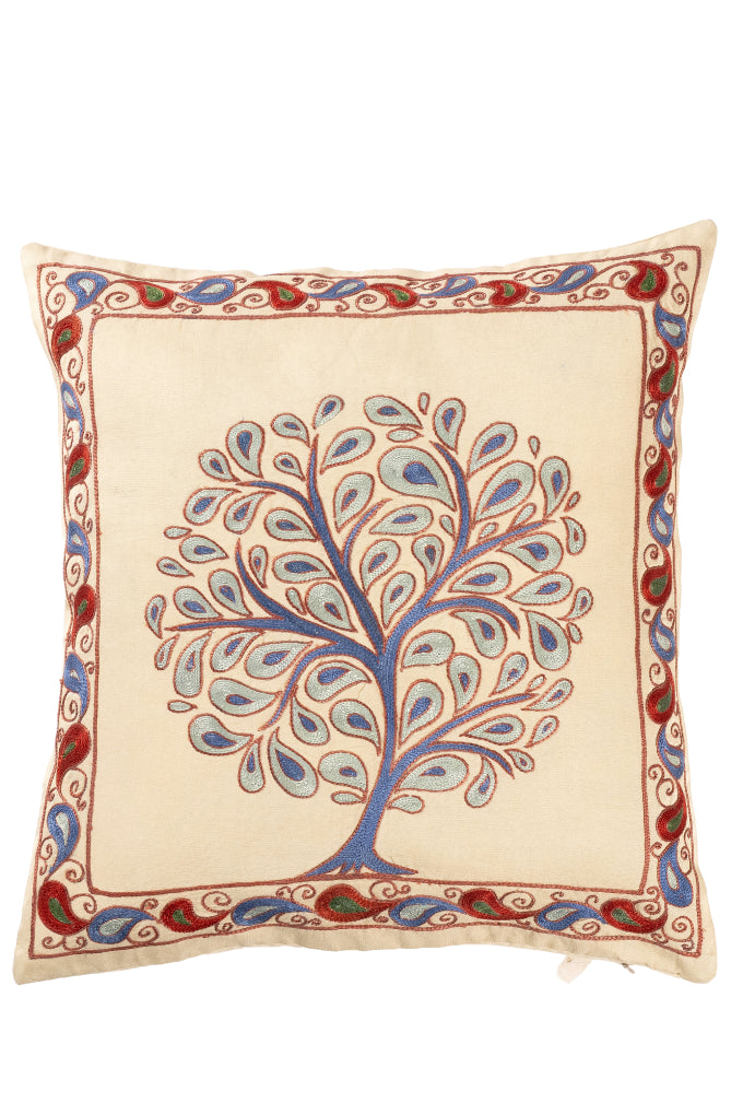 Suzani Embroidered Pillow