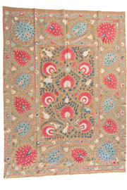 Silk Suzani Embroidery