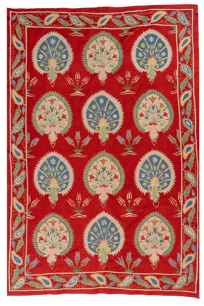 Silk Suzani Embroidery