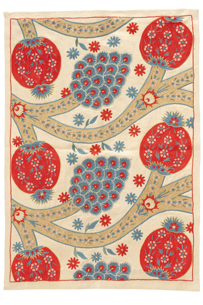 Silk Suzani Embroidery