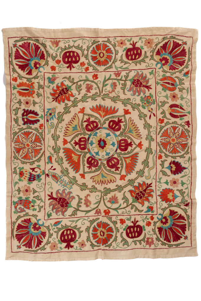 Silk Suzani Embroidery