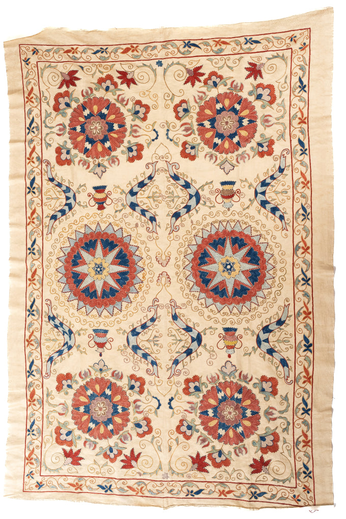 Silk Suzani Embroidery