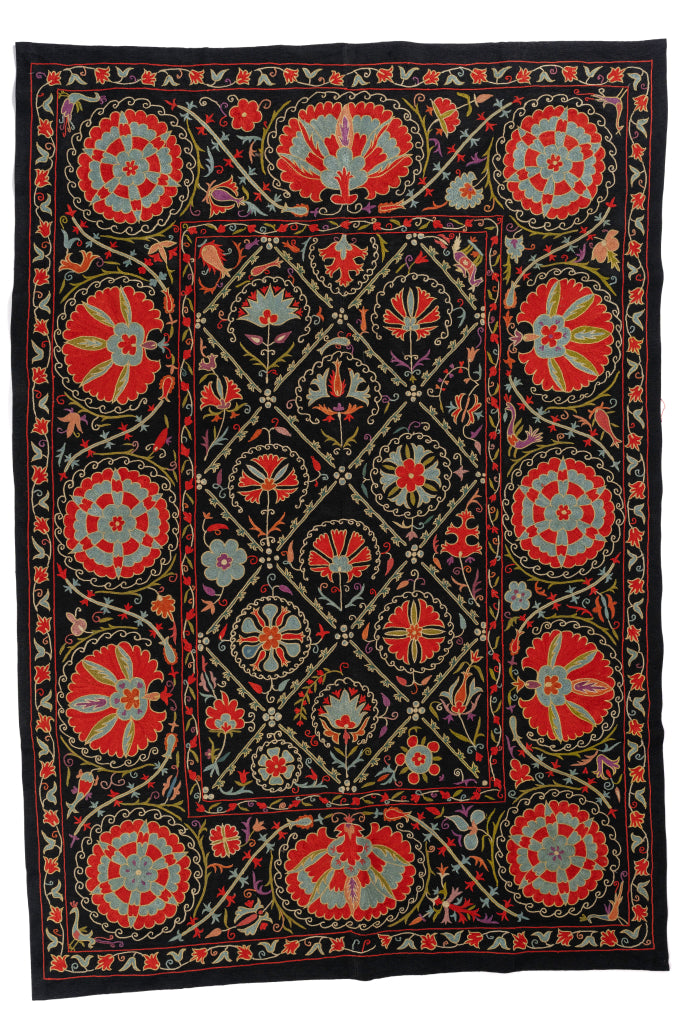 Silk Suzani Embroidery