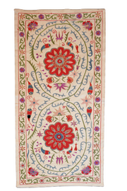 Silk Suzani Embroidery