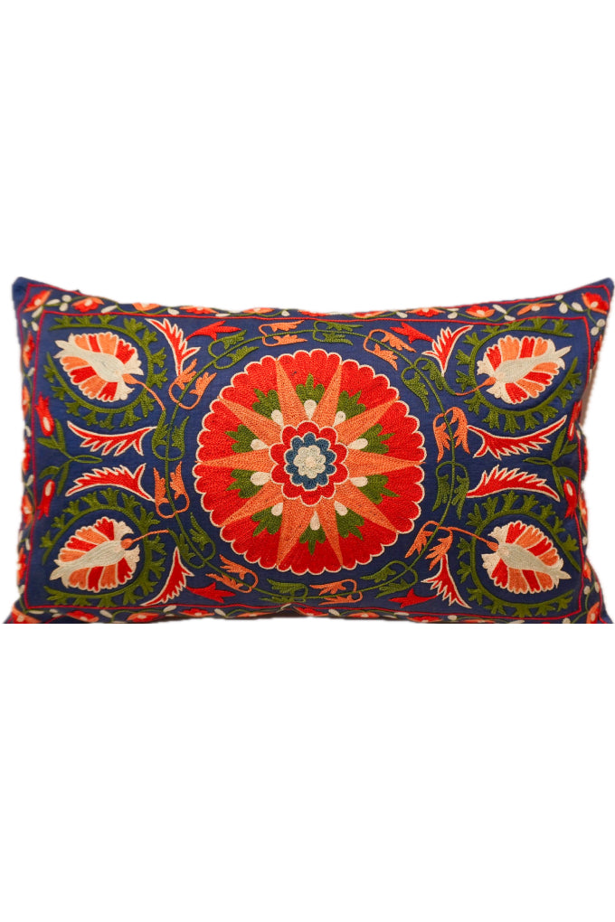 Suzani Embroidered Pillow