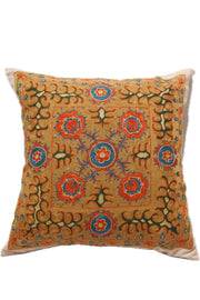 Suzani Embroidered Pillow