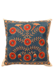 Suzani Embroidered Pillow
