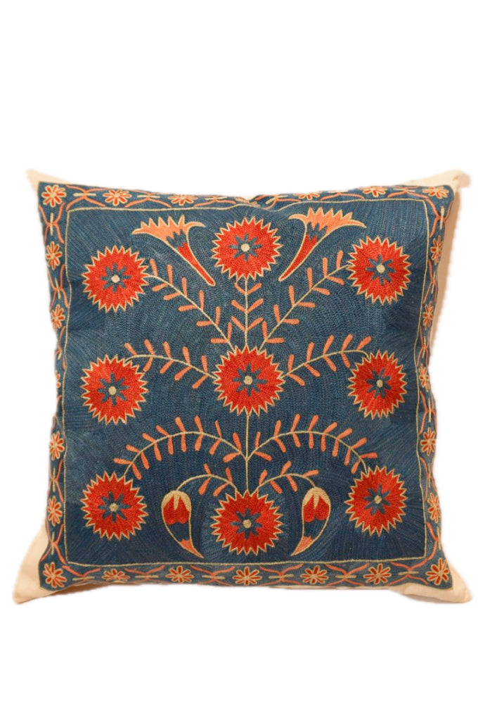 Suzani Embroidered Pillow