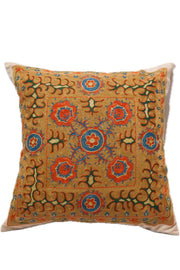 Suzani Embroidered Pillow