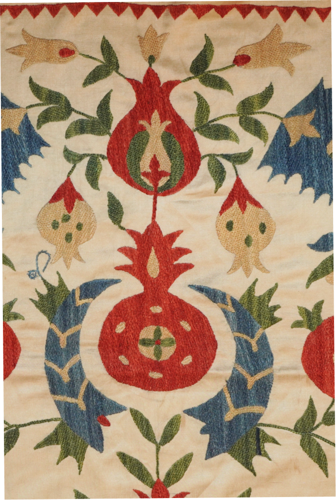 Silk Suzani Embroidery
