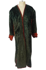 Vintage Turkmen Velvet Chapan