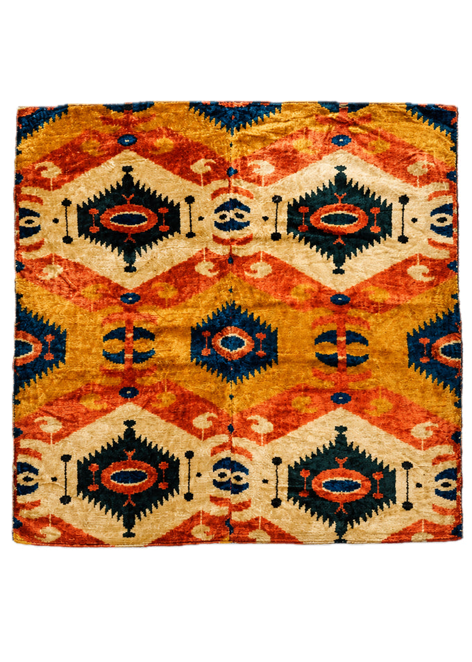 Velvet Ikat Textile