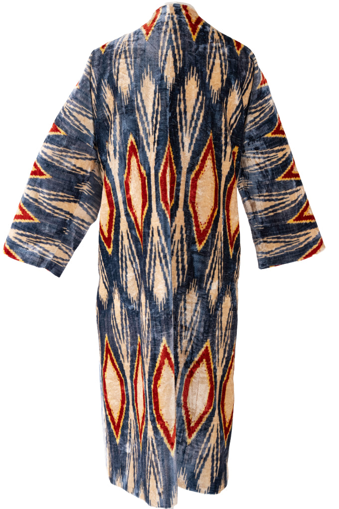 Velvet Ikat Chapan 