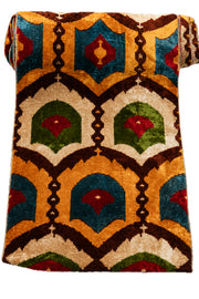 Velvet Ikat Textile