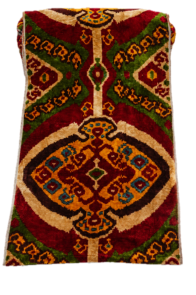 Velvet Ikat Textile