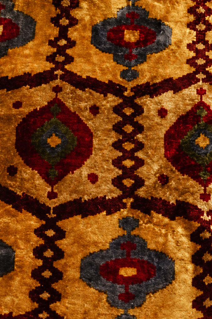 Velvet Ikat Textile