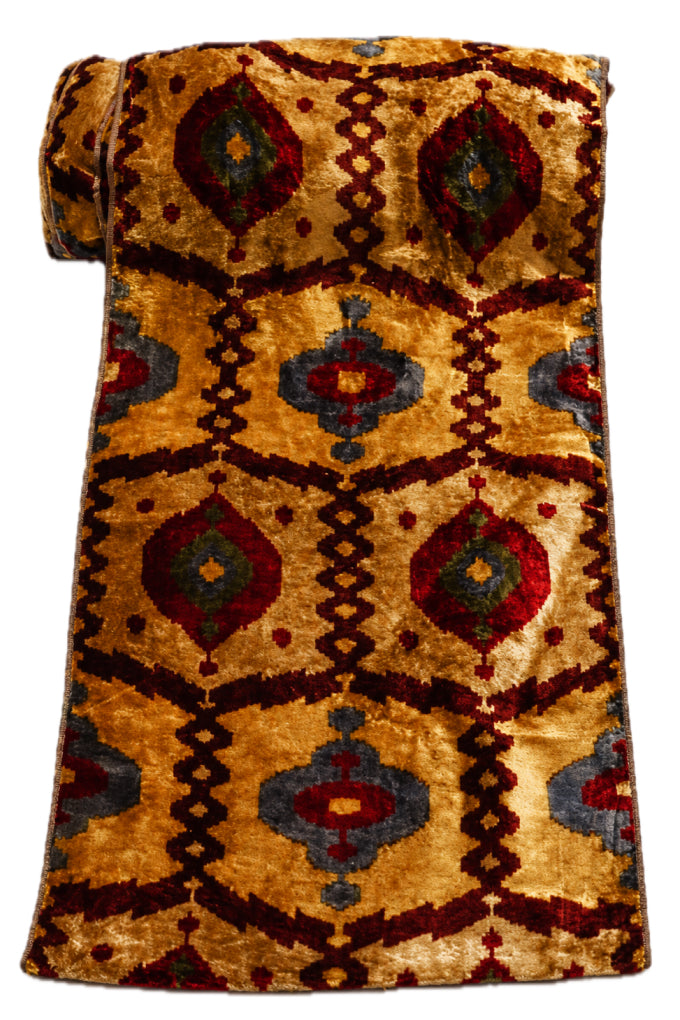 Velvet Ikat Textile