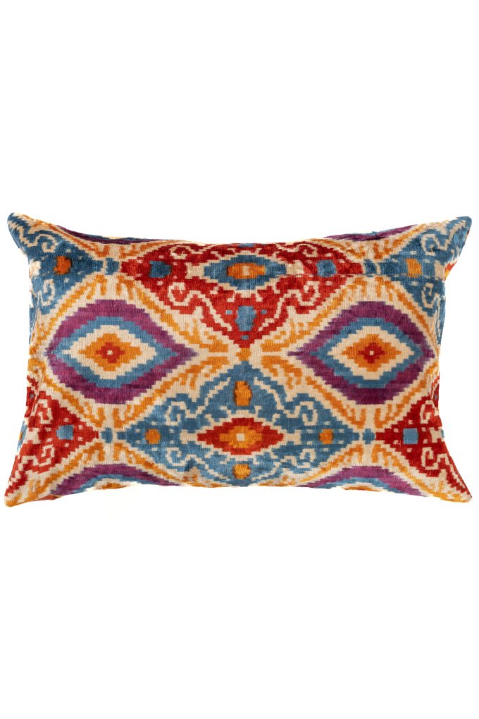 Ikat Velvet Pillow