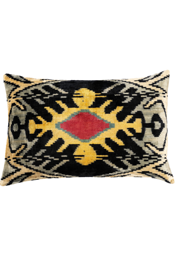 Ikat Velvet Pillow