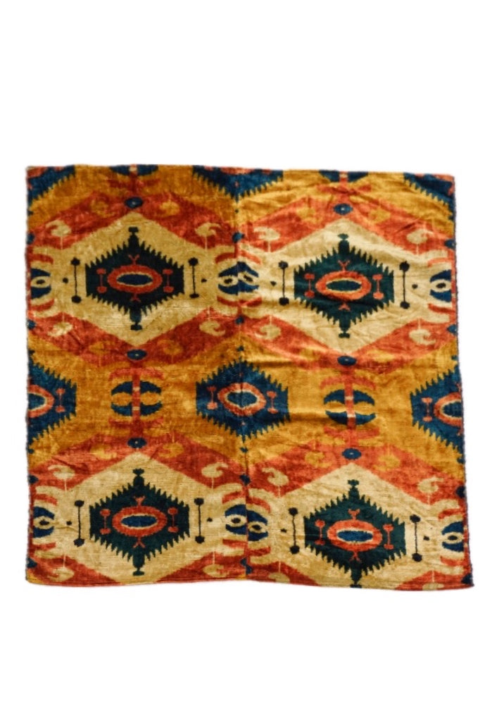 Velvet Ikat Textile