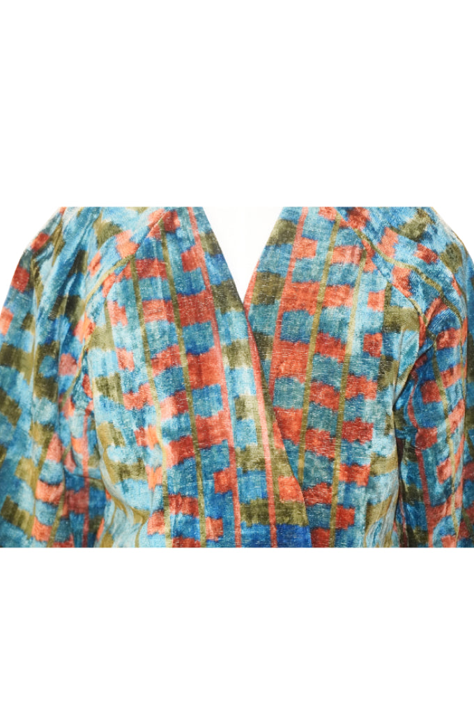 Velvet Ikat Chapan