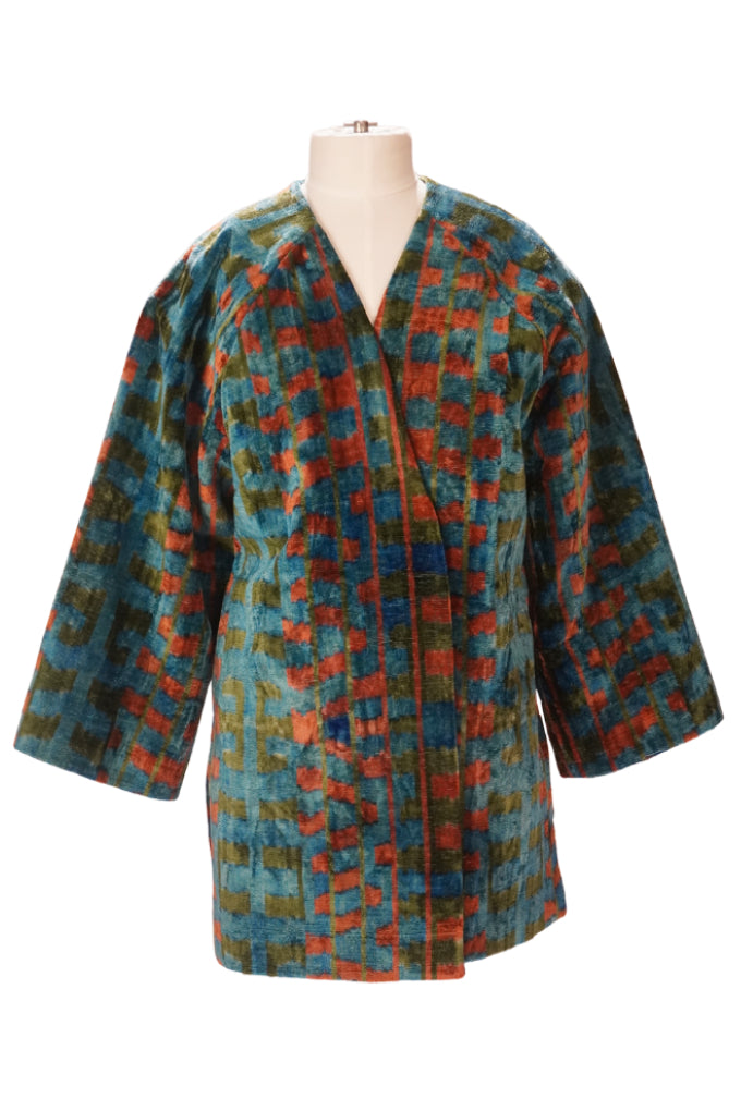 Velvet Ikat Chapan