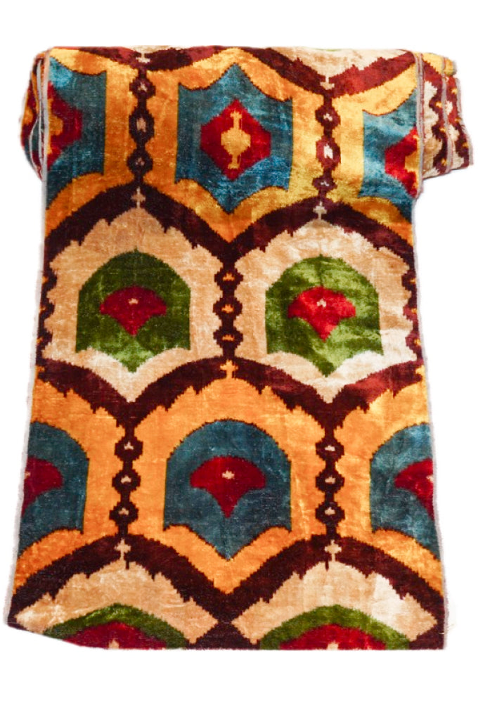 Velvet Ikat Textile