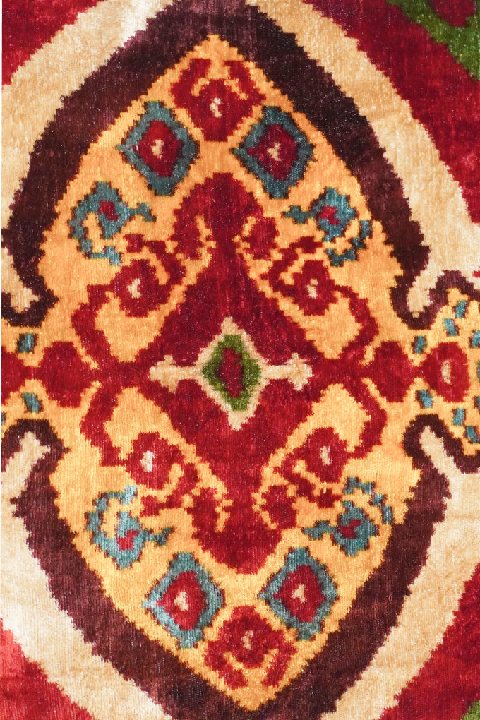 Velvet Ikat Textile