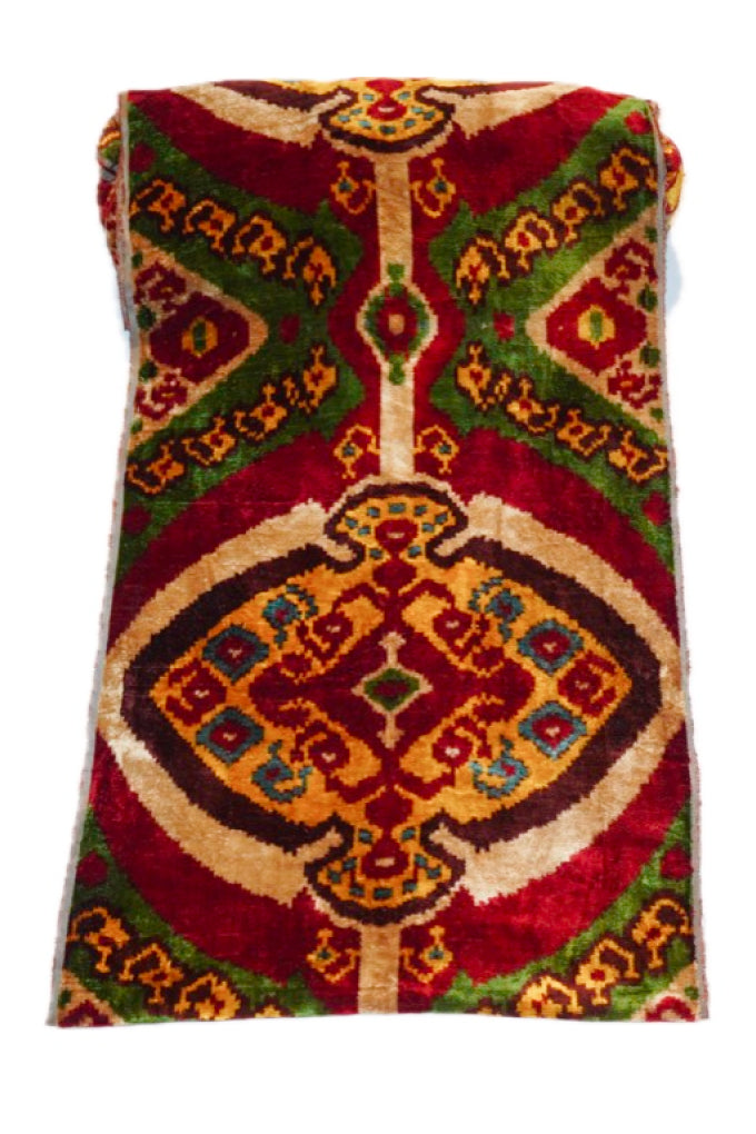Velvet Ikat Textile