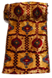 Velvet Ikat Textile