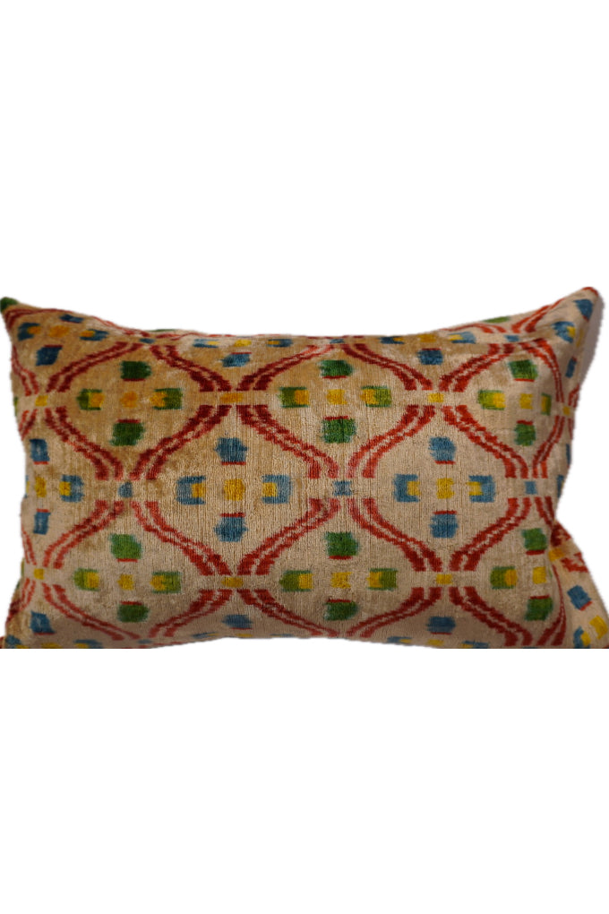 Ikat Velvet Pillow