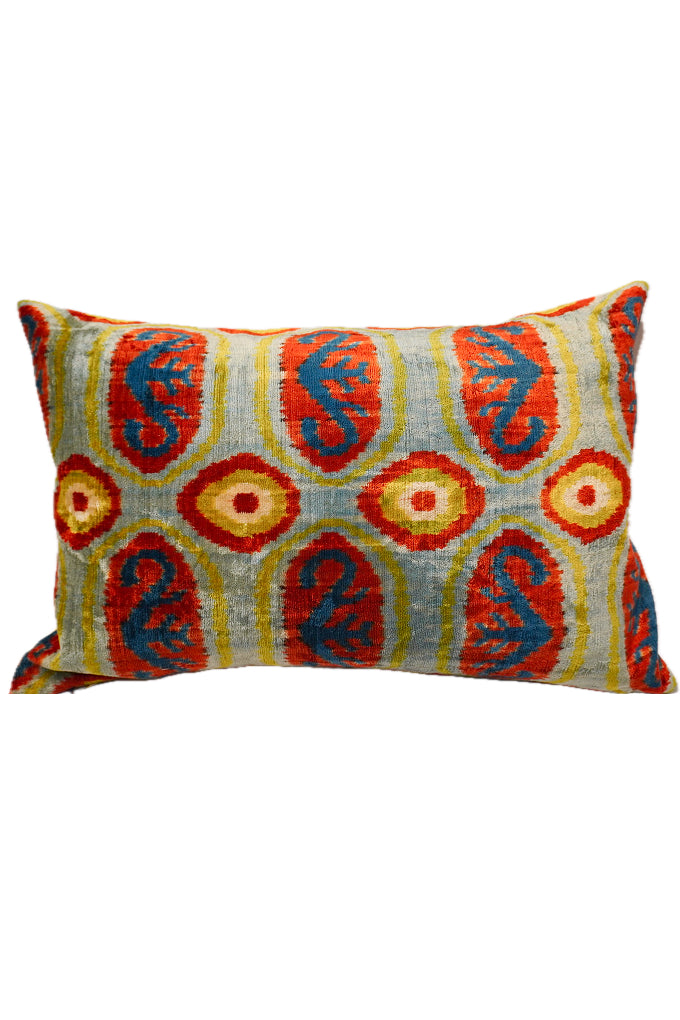 Ikat Velvet Pillow